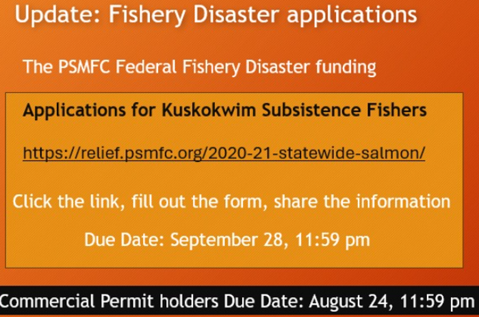 Fishery Disaster Applications